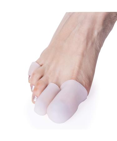 Silicone toe caps 10 pieces - perfect set for all toes - Perfect toe protection 5 pair - relief of chicken eyes blow and friction - 3 sizes toe caps caps from sandine