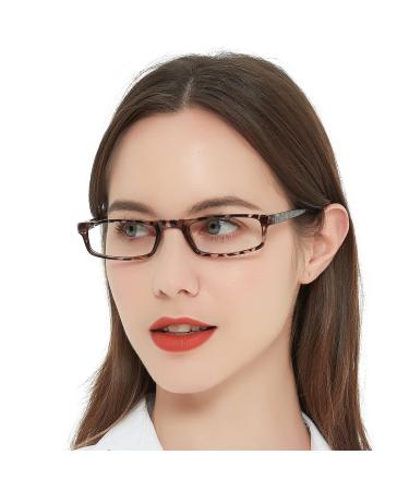 OCCI CHIARI Reading Glasses Women Men's Reader 1.0 1.25 1.5 1.75 2.0 2.5 to 3.5 (Tortoise, 1.75) Demi 1.75 x