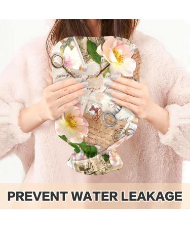 Naanle Floral Vintage Heat Bottle - 1L Warm Water Flap for Bed Hand & Feet - Pain Relief & Cold Therapy - Buy Online on GoSupps.com