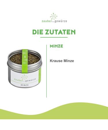 Premium Rubbed Dried Peppermint - Highly Aromatic Spice for Cooking & Mint Tea - 15g Re-lockable Aroma Can - Buy Online on GoSupps.com