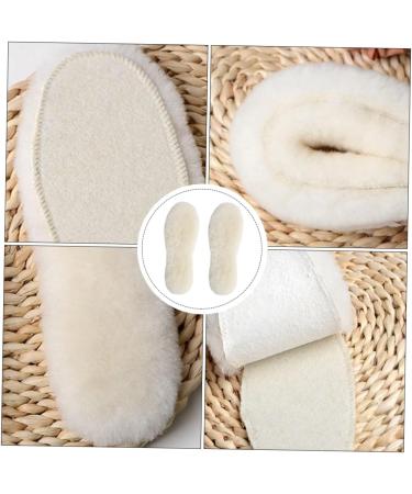 MAGICLULU Rabbit Fur Insoles - Warm Winter Fleece Inserts & Cushions for Anti-Cold Comfort | Soft Thickened Shoe Liners & Pads - Buy Online on GoSupps.com