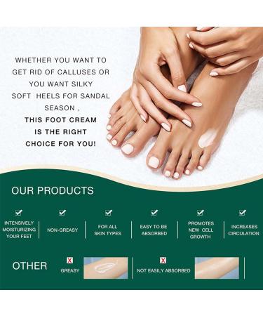 Urea Foot Cream - 42% Foot Cream for Cracked Heels and Dry Skin - Deep Moisturizing Aloe Vera Tea Tree Ingredient Treatment - Maximum Strength Urea Cream for Callused Rough Skin - Buy Online on GoSupps.com