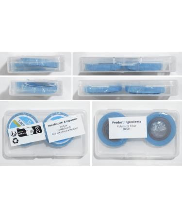 2PCS 0.8CM*3Yard Blue Tape Double Sided Adhesive Roll for Lace Front Wigs - Salon Quality Sticky Tape for Hair Extensions - Buy Online on GoSupps.com