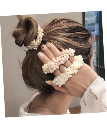 Beaupretty Hair Holder Ring Set headpiece for women beaded elastic hair s for women hair ties for women beaded hair ring head s for womens for womens hair rubber Rubber Hair Rope - Buy Online on GoSupps.com