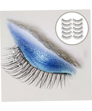 False Eyelashes Three diamonds 5 Pairs Fiber False Eyelashes Eyelash Natural Look Eyelash False Eyelashes Fluffy Natural False Eyelashes Fluffy Eyelash Fake Lashes Women Natural Eyelashes High-grade F - Buy Online on GoSupps.com