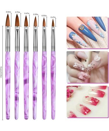 Kalolary 22pcs UV Gel Nail Art Brush Set - Nail Painting Tools for DIY Nail Art Designs - Buy Online on GoSupps.com