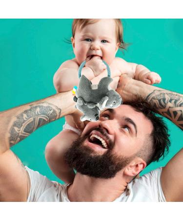 BigSpinach Koala Grey Rattle Pal with Soft Teether - Gentle Rattle Sound, Parent-Child Bonding Plush Character - Buy Online on GoSupps.com