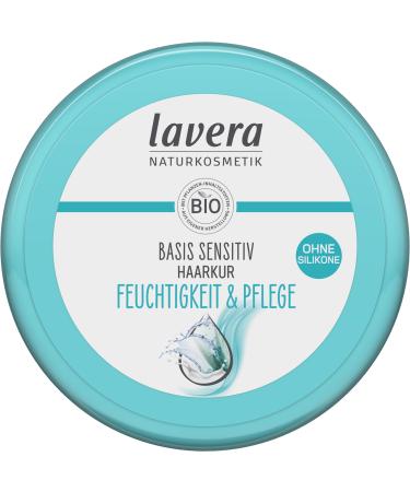 lavera lavera Basis Sensitiv Moisturising and Nourishing Hair Cure Without Silicone Intense Hydration and Gentle Care Vegan Natural Cosmetics 200 ml