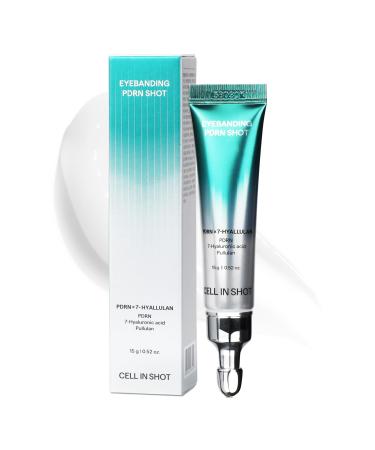 CELL IN SHOT Eyebanding PDRN Shot Eye Area Firming and Wrinkle Care Eye Cream for Elasticity and Hydration Around the Eyes 0.52 fl.oz (15ml)
