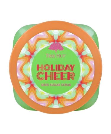 Tree Hut Holiday Cheer Shea Sugar Scrub 18oz - Nourishing Exfoliating Body Scrub for Glowing Skin | International Shipping Available - Buy Online on GoSupps.com