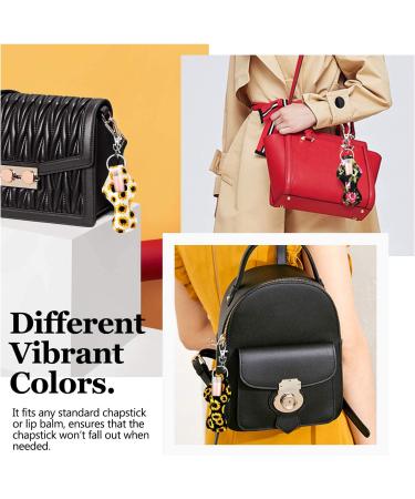 40Pcs Chapstick Holder Keychain with Metal Clip Cords - Lip Balm & Lipstick Tracker Safeguard - Buy Online on GoSupps.com