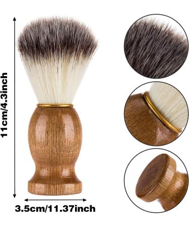 Premium Roof Hair Shaving Brush | Razor Brush for Men | Foam Brush for a Perfect Shave | Model B - International Shipping Available - Buy Online on GoSupps.com