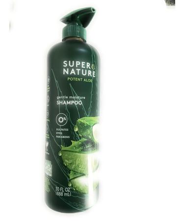 Super Nature Potent Aloe Gentle Moisture Shampoo 30 oz - Ideal for All Hair Types - Nourishing & Moisturizing Formula - International Shipping Available - Buy Online on GoSupps.com