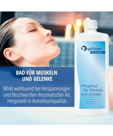 Spitzner 1000 ml Bathroom for Muscles & Joints - Promotes Health & Relieves Tension & Rheumatic Pain - International Shipping Available - Buy Online on GoSupps.com
