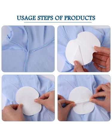 60 Pcs Pure Cotton Armpit Sweat Pads for Women and Men - Disposable, Comfortable, Extra Adhesive - Sweat Absorption - Non Visible - Unflavored - Buy Online on GoSupps.com