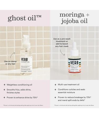 Verb Ghost Oil - Weightless Moringa Blend Hair Oil 2oz | Smooth & Nourish Your Hair International Shipping Available - Buy Online on GoSupps.com