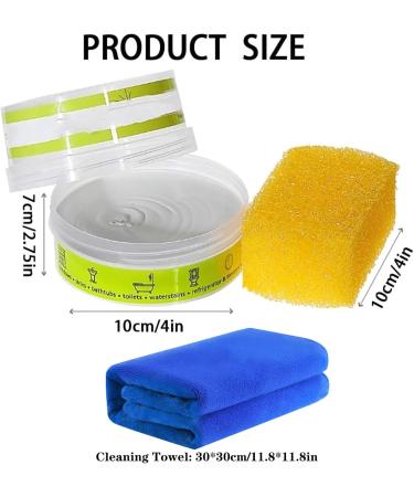 Eco-Friendly Cleaning Stone Clean It Eco-Friendly Cleaning Stone Cleaning Pebble Stone Shower Floor Clean It Cleaning Stone with Sponge Multi-Purpose Cleaning Stone for Bathroom (2PCS One Size) 2pcs One Size - Buy Online on GoSupps.com