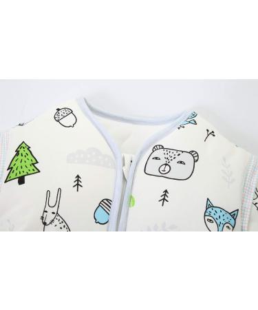 Chilsuessy 3.5 Tog Winter Baby Sleeping Bag - Blue Animal Print - 150cm - 6-9 Years - Buy Online on GoSupps.com
