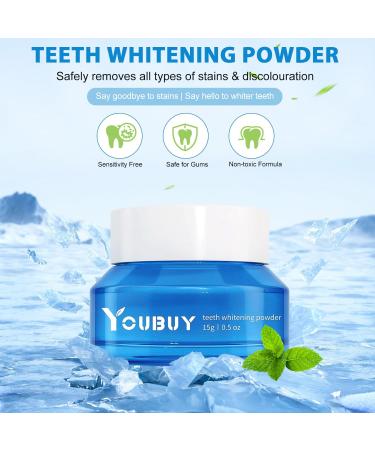 Taduno Teeth Whitening Powder Natural Teeth Whitener Teeth Whitening Powder Toothpaste - Buy Online on GoSupps.com