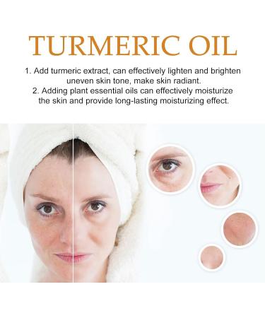  Boxiatil Turmeric Oil Intense whitening oil with turmeric serum for radiant skin essential for skincare for lightening dark skin turmeric body oil - Buy Online on GoSupps.com