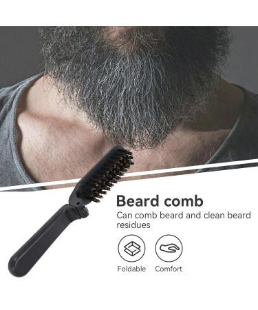 Collapsible Hairbrush & Travel Beard Styling Combs | Double-Headed Antistatic Brushes for Men | Smooth Shine & Style Anywhere - Buy Online on GoSupps.com