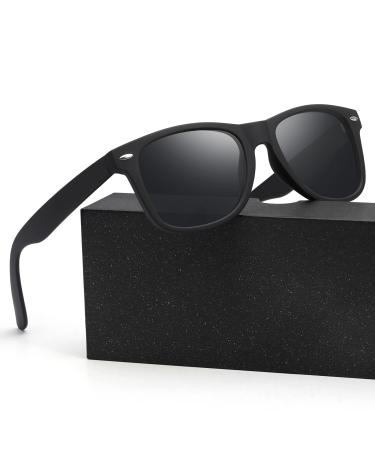 GLAPEAME polarized-sonnen-herren-lady-sun-sunglasses-Woman-Woman-Sunglasses Schwarz-UV400-Une-Retro-vintage-Klassische-Polarized-Glassen-Sport glasses for Fahrt-Camping 1-black-gray