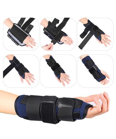 Buy Adjustable Wrist Brace for Carpal Tunnel & Tendonitis - XL Right Hand Support Splint with 3 Metal Splints | International Shipping Available - Buy Online on GoSupps.com