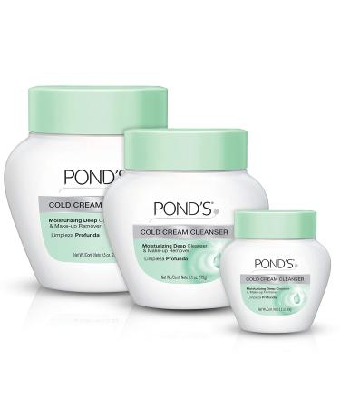 Pond's Cold Cream Cleanser 3.5 oz - Hydrating Makeup Remover for All Skin Types | International Shipping Available - Buy Online on GoSupps.com