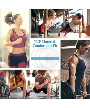 100 Pieces Freestyle Libre Waterproof Skin-Friendly Adhesive Plaster | Transparent Round Adhesive for Libre 1 2 & 3 Sensors - Buy Online on GoSupps.com