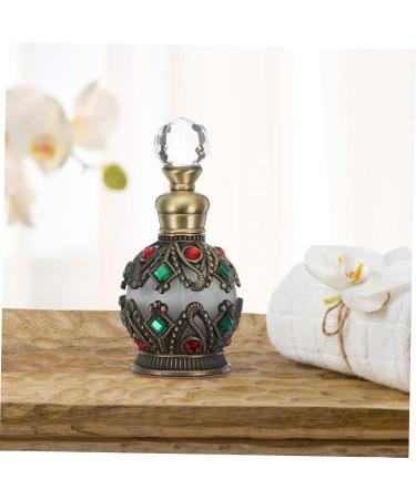 PLAFOPE Essential Oil Bottle Travel Container Diamond Inlaid Bottle Mini Perfume Bottle Toiletry Containers Refillable Perfume Bottle Diamond Inlaid Perfume Holder Perfumes Alloy - Buy Online on GoSupps.com