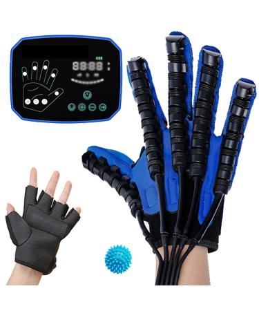 Rehabilitation Robot Gloves Stroke Hemiplegia Rehabilitation Training Equipment Finger Straightening Brace Guard Protector for Long-Term Relief(Size:M Code Color:Right Hand) M code right hand