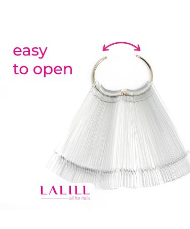 LALILL Nail Display Ring Stick - Perfect for Nail Art Tips Salon Color Presentation & Practice - Clear Ring for Polishes Gels & Hybrids - Buy Online on GoSupps.com