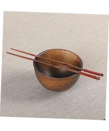 FUNOMOCYA 1 Pair Creative Bamboo Home Restaurant Head Chopsticks Kitchen Wire Pointed for Copper - Buy Online on GoSupps.com