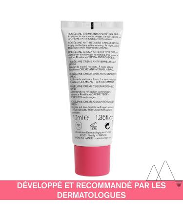 Uriage Roseliane Cr me Hydratante Visage Anti-Rougeurs SPF30 - Extraits de Ginseng Algues - Couvre les Rougeurs Action Apaisante Longue Dur e - Parfum Floral - Peau Sensible - Non Com dog ne - 40ml - Buy Online on GoSupps.com