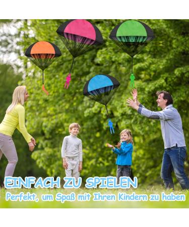 Shop Bbjinronjy 10-Piece Kinder Parachute Toys | Exciting Outdoor Hand Throw Army Men | Perfect Air Toys for Kids & Adults - Buy Online on GoSupps.com
