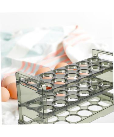 COOLHIYA Egg Cartons Egg Carton Eggs Fridge Door Egg Holder Egg Holder for Fridge Door Egg Stand Storage Box Side Door Green 31.00X17.50X10.50CM - Buy Online on GoSupps.com