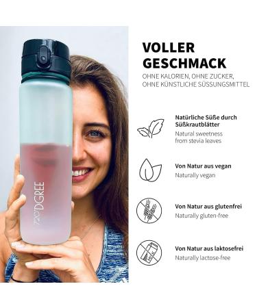 720 DGree Infuuzed Taste Iced Lemon - 25 Bags (12.5L) - Zero Calorie No Sugar Refreshment | Perfect for Your Drinking Bottle - Buy Online on GoSupps.com