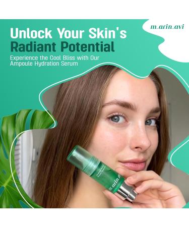 MARINAVI Korean Serum - Damage Relief Repair Ampoule for Youthful Radiant Skin | Natural Hydrating Hyaluronic Acid Facial Serum - 0.3 fl oz *2 - Buy Online on GoSupps.com