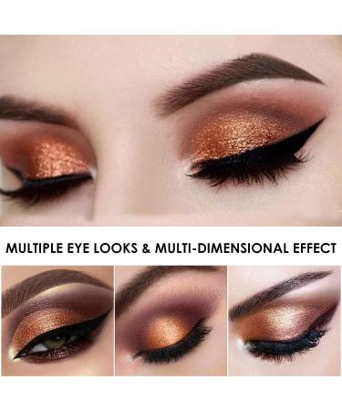 FOCALLURE 2PCS Liquid Glitter Eyeshadow Set - Long Lasting, Waterproof, High Pigmented Metallic Shimmer Eye Makeup - Buy Online on GoSupps.com