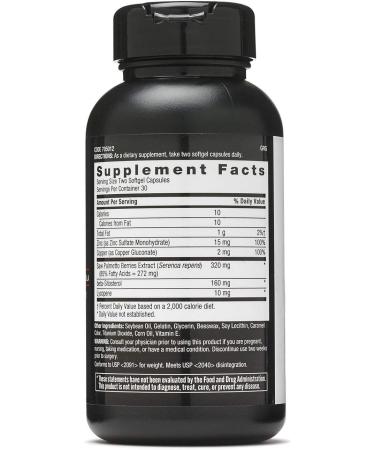 GNC Men's Prostate Formula Twin Pack - 60 Softgels, Supports Reproductive Health - Buy Online on GoSupps.com