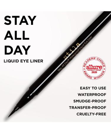 stila Stay All Day Waterproof Liquid Eye Liner in Midnight - Original Formula - Buy Online on GoSupps.com