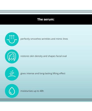 Eveline Cosmetics Active Face Serum against Deep Wrinkles and Fine Lines | 18 ML | Anti Wrinkle Face Lift Cream | 100% Hyaluronic Acid | Smooth Moisturised Skin | Face Serum for All Skin Types - Buy Online on GoSupps.com