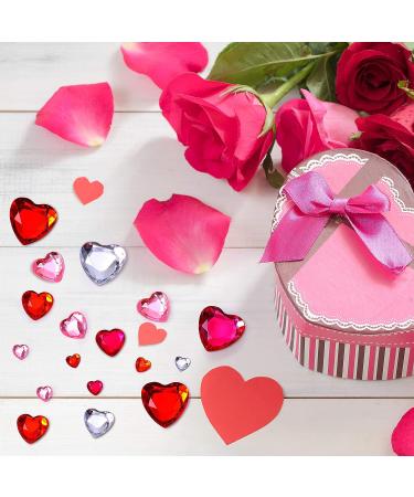 516 Pcs Acrylic Heart Gems Stickers - Self-Adhesive Rhinestone Sticker for Face, Nails & DIY Crafts - Bright Color Crystal Sticker Set for Wedding & Jewelry Making - Buy Online on GoSupps.com