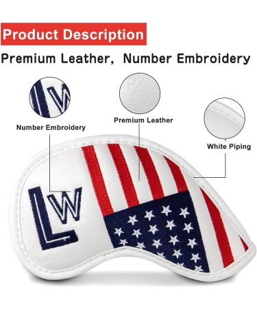 Patriotism Golf Lob Wedge Cover - Fits Taylor Made, Callaway, Ping - 1pc LW Headcover - Buy Online on GoSupps.com
