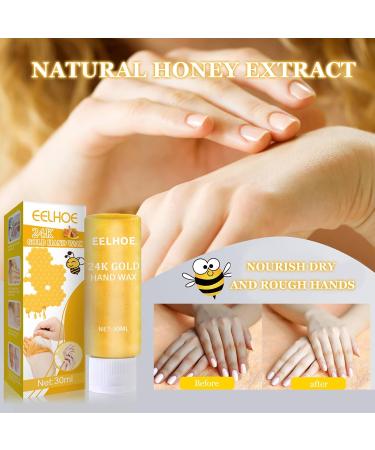 Honey Hand Mask Honey Peel off Hand Mask 24k Gold Hand Mask masque de r paration hydratant Honey Hand Mask Peeling Hand Mask r paration pour peau rugueuse pour hommes & femmes - Buy Online on GoSupps.com
