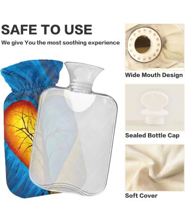 Buy Naanle Tree of Life Transparent Hot Water Bottle | 1L Hand & Foot Warmer for Pain Relief & Heat Therapy - International Shipping Available - Buy Online on GoSupps.com