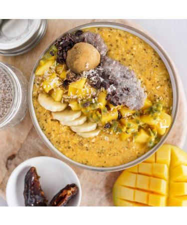 Oatsome Smoothie Bowl Mango & Maracuja - 100% Natural Breakfast Replacement - 50g Pack - Spoonable Smoothie for Healthy Eating - Buy Online on GoSupps.com