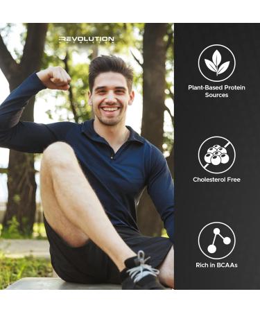 Revolution Nutrition Vegan Smart Vegan Protein Powder Dairy Free Plant Based Sugar Free Soy Free BCAAs Keto Friendly For Men & Women 20g Of Protein Per Scoop 908g 26 Servings (Chocolate Banana Bread 2 Pound) Chocolate Banana Bread 2 Pound - Buy Online on GoSupps.com