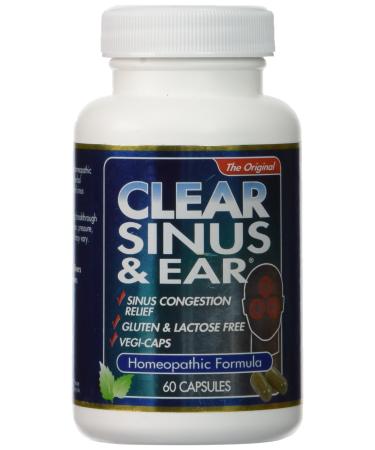 Clear Products Homeopathic Formula, Sinus and Ear, 60 Count