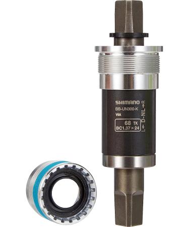 SHIMANO BB-UN300 Bottom Bracket | British Thread | Black | 68-107 mm - Buy Online on GoSupps.com